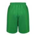 thumbnail image 2 of Nyeemya Kids Basketball Mesh Shorts Boys Sport Knee Length Bottoms Inner Drawstring Booty Shorts Gym Green 24, 2 of 5
