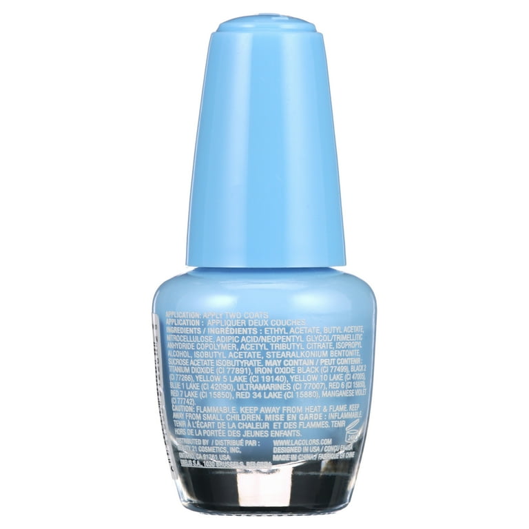 L.A. COLORS Gel-like Nail Polish, Splashy, 0.44 fl oz, Long