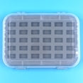 thumbnail image 3 of FRCOLOR Sewing Bobbin Box 2Pcs Sewing Bobbin Box Plastic Storage Box Home Bobbins Case Embroidery Threads Cases with Sponge,7.09"X5.31"X1.1", 3 of 5
