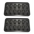thumbnail image 1 of 4 Packs Non-Stick Madeleine Pot, Baking Mold 12 with Shell Cake Baking Tray Chocolate Non-Stick Baking Tray, 1 of 5