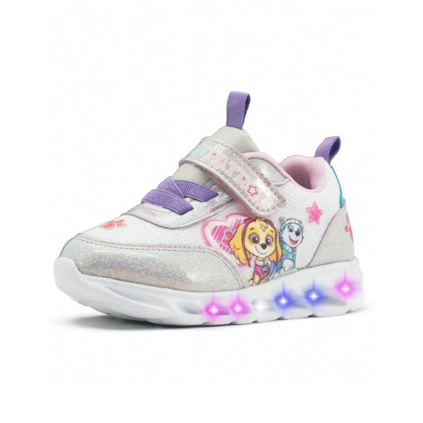 Tenis Luces Tropicana Paw Patrol Velcro Skye Blanco 13 17 blanco 12 Walmart en linea