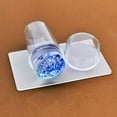 thumbnail image 1 of Enqiretly 2PCS/Set Nail Art Stamper Print Tip Stamping Fingernail Toenail Scraper Portable Professional Household Scraping 1Set, 1 of 6