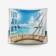 thumbnail image 1 of Tapiz decorativo Fondo de viento Fondo de tela Tapiz decorativo de pared Decoración del hogar, 1 of 6