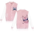 thumbnail image 5 of Sudadera con capucha de Disney Stitch para niños, chaqueta de béisbol, sudadera para hombres y mujeres, chaquetas Harajuku para niños y niñas, ropa de calle, abrigos universitarios, 5 of 5
