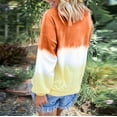 thumbnail image 4 of Aloohaidyvio Crewneck Sweatshirt Womens,Womens Spring Tie-Dye Gradient Long Sleeve Crew Neck Sweatshirt Top, 4 of 6