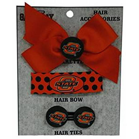 Oklahoma State Cowboys 3 Piece Hair Accessories