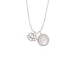 thumbnail image 2 of Delight Jewelry Silvertone Lotus Outline To the World You are a Mother Locket Necklace, 2 of 4