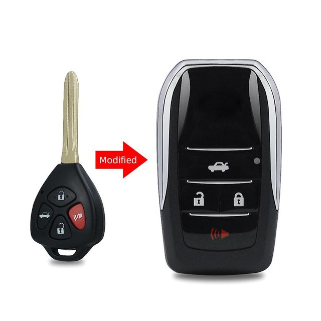 Modified Filp Remote Key Shell For Toyota Camry 40 Corolla Scion Rav4 Avalon Reiz 4runner 2/3/4 Buttons Car Key Case