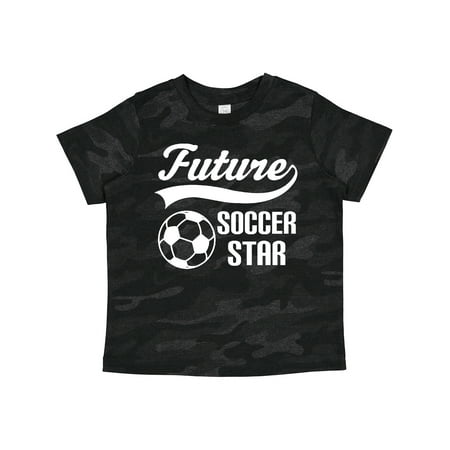 

Inktastic Future Soccer Star Ball Sports Gift Toddler Boy or Toddler Girl T-Shirt