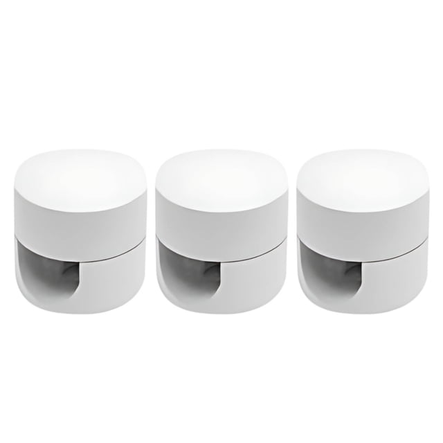 H Cable Organizer Clips With Strong Adhesive, Aluminum Alloy Construction And Easy Installation For Desk Organization And Home Office Cord Management Dimensions 0.71X0.63In Weight 0.1Lb