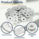thumbnail image 3 of Arandela Plana M6 para Tornillo, 60Pcs Arandelas de Acero Inoxidable 304 6MM ID x 25MM OD x 1.5MM de Grosor (Tono Plateado), 3 of 6