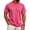Hot Pink, variant on WIZUTIZ Men's Short Sleeve T-Shirt Solid Color Crew Neck Quick-Dry Sports Top Cotton Blend Breathable Lightweight for Running Gym Daily Casual Wear Mens Fashion