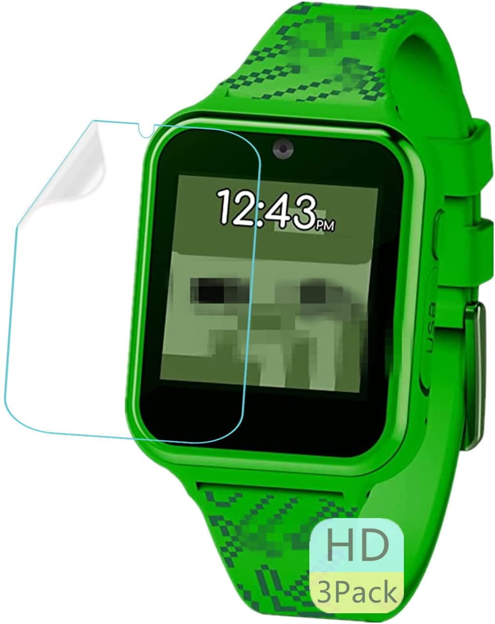 Compatible with Minecraft Smart Watch screen protector Touchscreen