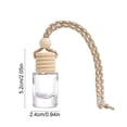 thumbnail image 3 of Car Diffuser Bottle,Empty Glass Car Air Freshener Bottle,Hanging Essential Oil Fragrance Pendants Wardrobes Hang Bottle for Perfume Pendants Home Air Freshener Diffusers 5ml, 3 of 6
