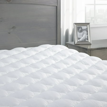 Extra Plush Mattress Pad w/ Fitted Skirt, Found in Luxury