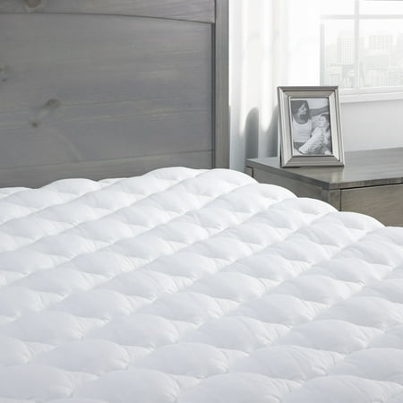 Extra Plush Mattress Pad w/ Fitted Skirt, Found in Luxury (Best Luxury Mattress Pad)