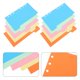 thumbnail image 1 of OULII 30Ud Divisores Plásticos Indexados Para Cuaderno Coloridas, 1 of 6