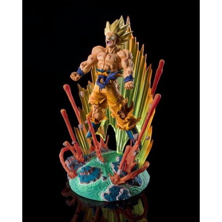 BANDAI NAMCO 27cm Super Saiyan Goku vs Frieza Collectible Statue