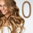 thumbnail image 2 of Unique Bargains 1pc Circle Hair Rollers for Women 11.42"x5.31" Brown, 2 of 6