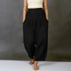 thumbnail image 5 of Pantalones de Cintura Elástica para Mujeres de Cintura Alta Color Sólido con Bolsillos, Pantalones de Longitud Completa Casual para Todas las Estaciones, 5 of 6