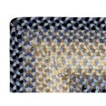 thumbnail image 2 of Better Trends BRWB2030BLU Wool Bridge Braided Rug- Blue - 20 x 30 in., 2 of 3