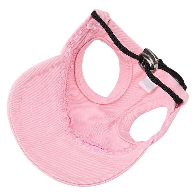 Dog Hat Baseball Cap with Ear Holes, Adjustable Drawstring, UV Protection, Breathable Waterproof Design - All Season Outdoor Pet Sun Hat, Canvas Material