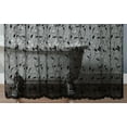 thumbnail image 2 of Warm Home Designs 72" W x 72" L Black Lace Shower Curtain. GR Black 72, 2 of 4