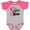 Heather and Hot Pink, variant on Inktastic Breast Cancer Awareness I Support My Auntie with Pink Ribbon Boys or Girls Baby Bodysuit