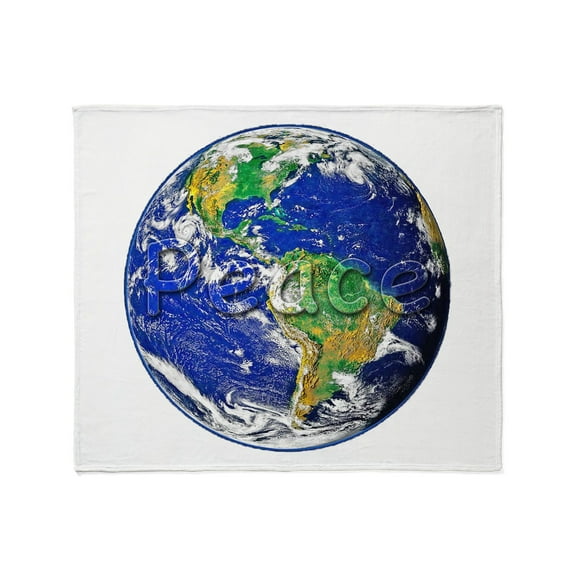 CafePress - Peaceearth Throw Blanket - Soft Fleece Throw Blanket, 50"x60" for All Ages