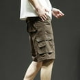 thumbnail image 7 of Men's Shorts, Summer Cargo Shorts for Men, ZHUGeLI Men Casual Fashion Multiple Pockets Half Shorts Pants Sports Elastic Mid-waist Shorts, 7 of 7