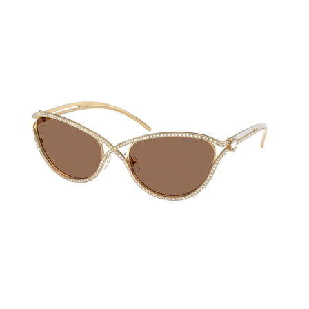 Swarovski Women's SK7025 58mm Sunglasses, Gold