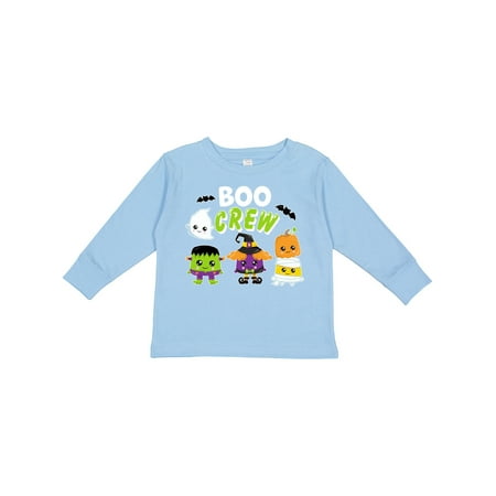 

Inktastic Halloween Boo Crew Trick or Treating Gift Toddler Boy or Toddler Girl Long Sleeve T-Shirt