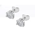 thumbnail image 1 of Boucles d'Oreilles Clous en Moissanite Argent, 1 of 6