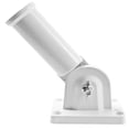 thumbnail image 2 of Adjustable pole Holder Holder for Wall Mounting 180 Degrees White, 2 of 8