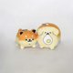 thumbnail image 2 of Cartoon Dog Plush Doll with Toast Bread Pendant - Shiba Inu & Corgi Style, Small Bag Charm, 2 of 5