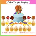 thumbnail image 3 of Brown Bear Brown Bear What Do You See Cake Topper Cupcake Set Themed Birthday Party Supplies Decoration Decor Kit, 3 of 4