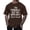 Brown, variant on TrendOFT Mens Graphic Tees Slogan Letter I'M FRIENDLY BUT MY WIFE ISN'T Printed Short Sleeve Crew Neck Loose Oversized Casual Daily Mens Tees Army Green XL