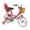 Red, variant on RULLY Grape Kids Bike 12 Inch Bicycle for Girls Ages 2 3 4 Years, Girl Bikes with Basket & Doll Seat,Purple