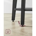 thumbnail image 5 of VASAGLE MAEZO Collection - Side Table, 2-Tier Small Round End Table, Nightstand with Tapered Legs, Curved Transitions, for Small Spaces, Living Room, Bedroom, Charcoal Gray, 5 of 6
