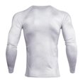 thumbnail image 3 of Camiseta Deportiva Ajustada Salvador Blanca para Hombre 2XL Camiseta de Gimnasio, 3 of 5