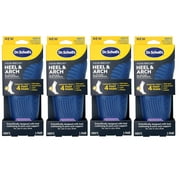 Dr. Scholl's® Heel & Arch All-Day Pain Relief Orthotics, Men's 8-12, 1 Pair, 3/4 Length - Pack of 4