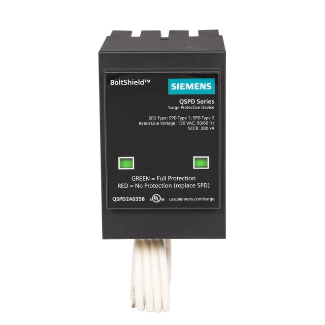 Siemens QSPD2A035B Dispositif de Protection contre les Surtensions Intérieur 35 Amp BoltShield