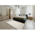 thumbnail image 4 of Ahgly Company Indoor Square Contemporary Pale Silver Gray Solid Area Rugs, 7' Square, 4 of 6