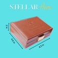 thumbnail image 3 of Stellar Hero Playing Card Gift Set, 2 Deck of 100% Plastic Poker Cards, Family Game Gift Set, Washable Standard Index (Red & Blue 2 Deck of Cards) in a Premium Leather Gift Box, 3 of 9