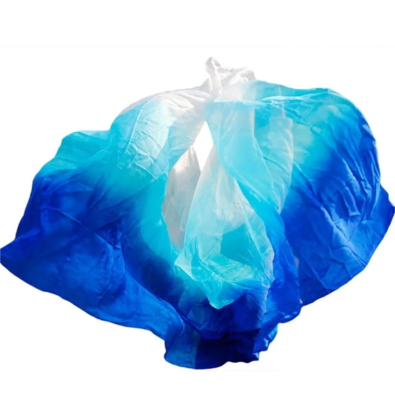 Silk Belly Dance Veil Dyed Scarf Shawl Dance Accessories