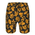 thumbnail image 3 of Logiee fall leaf Print Mens Swim Trunks Quick Dry Board Shorts,Breathable Hawaii Beach Shorts Swimwear Bathing Suits-3X-Large, 3 of 6