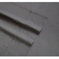thumbnail image 2 of Brooklyn Loom Classic Cotton 200 Thread Count Solid Percale 100% Cotton Deep Pocket Grey 4-Piece Full, All Season, Adult Size, OEKO-TEX Certified, 2 of 7