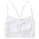 thumbnail image 2 of Aeropostale Sujetador deportivo sin costuras para mujer, blanco, pequeño Aeropostale  Deportes, 2 of 2
