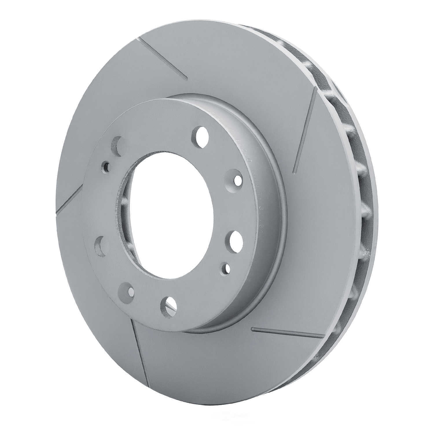 Dynamic Friction Company 910-02008D DFC Hi-carbon Alloy Geomet Coated Rotor - Slotted