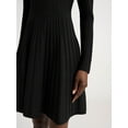 thumbnail image 5 of Scoop Women's Boatneck Ribbed Sweater Dress, Sizes XS-XXL, 5 of 5